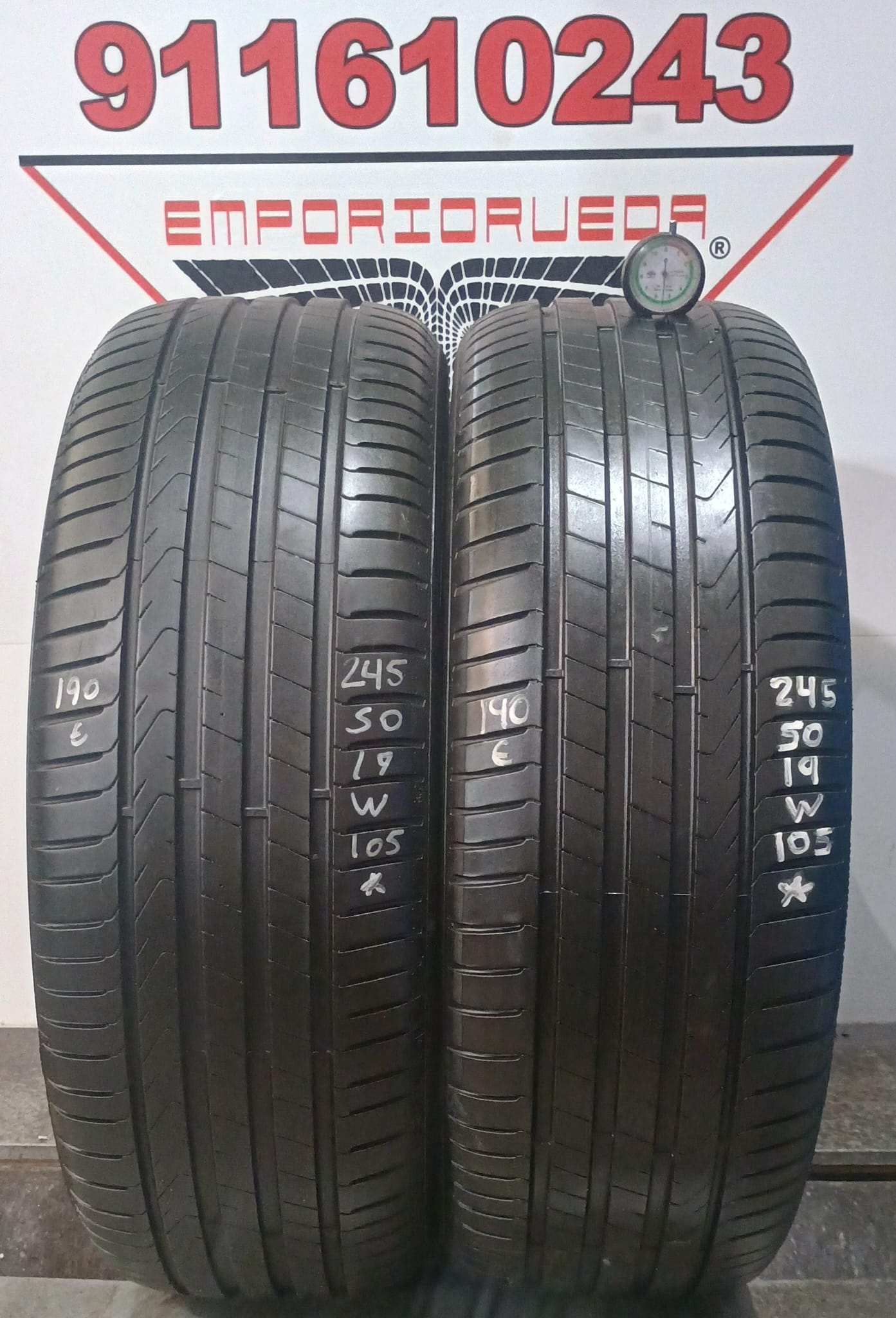 PIRELLI CINTURATO P7 USADO  245/50 R19 105 W